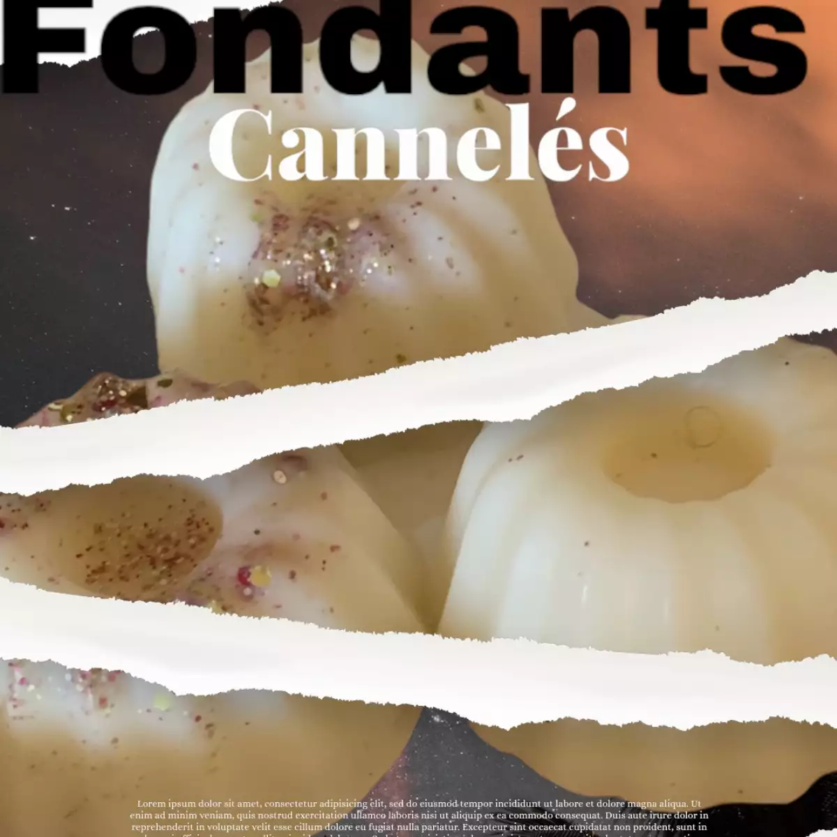 Fondants cannelés
